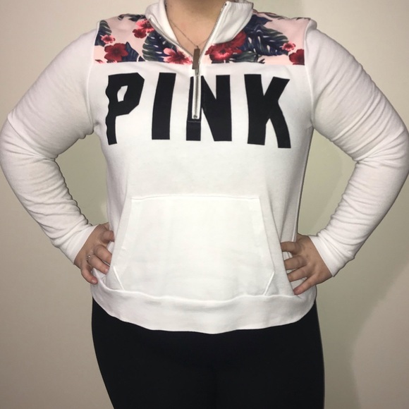 PINK Victoria's Secret Tops - VS/Pink half zip